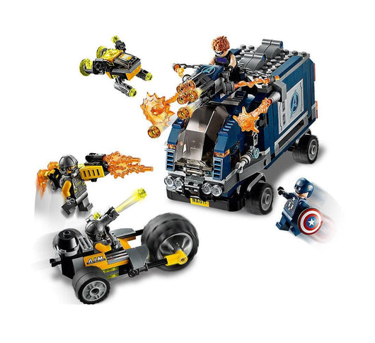 לגו 76143 משאית הנוקמים (LEGO 76143 Avengers Truck Take-down) - צעצועים ילדים ודרקונים