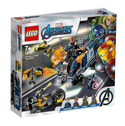 לגו 76143 משאית הנוקמים (LEGO 76143 Avengers Truck Take-down) - צעצועים ילדים ודרקונים