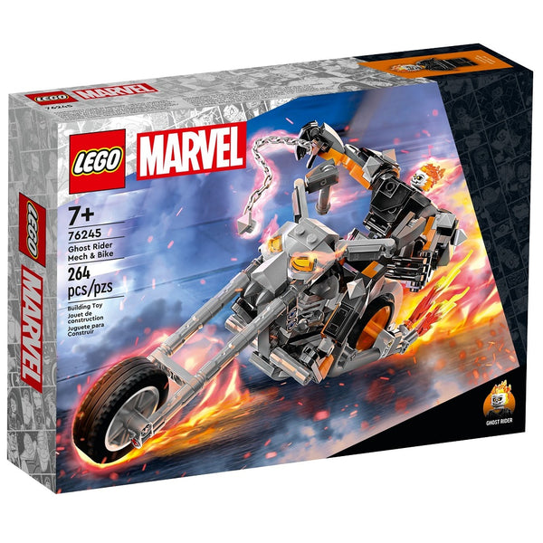 לגו מארוול רובוט גוסט ריידר ואופנוע (LEGO 76245 Ghost Rider Mech and Bike)