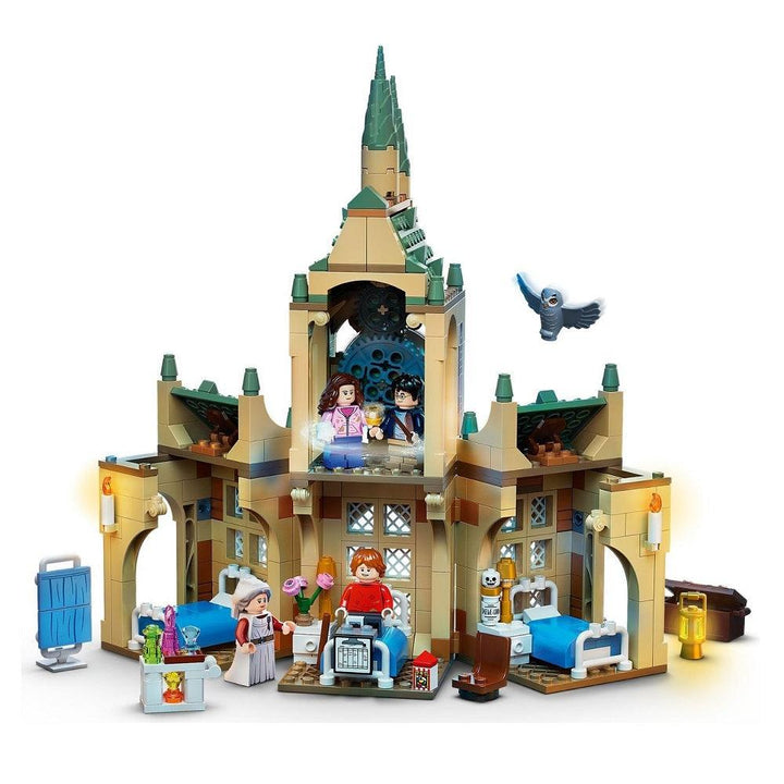 לגו הארי פוטר אגף בית החולים בהוגוורטס (LEGO 76398 Hogwarts Hospital Wing) - צעצועים ילדים ודרקונים