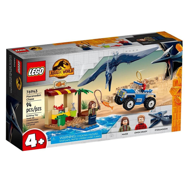 לגו 76943 המרדף אחר פטרנודון (LEGO Jurassic World 76943 Pteranodon Chase) - צעצועים ילדים ודרקונים