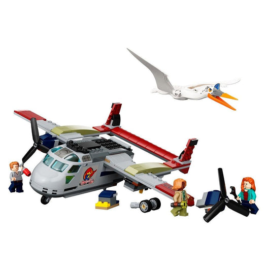 לגו 76947 מארב קווצלקוטלוס על מטוס (LEGO Jurassic World 76947 Quetzalcoatlus Plane Ambush) - צעצועים ילדים ודרקונים