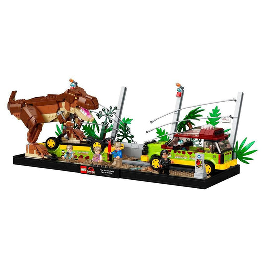 לגו 76956 הבריחה של טירקס (LEGO Jurassic World 76956 T. rex Breakout) - צעצועים ילדים ודרקונים