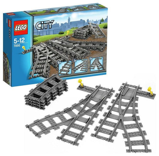 לגו 7895 תוספת מסילות ומפצלים לרכבת לגו (LEGO 7895 Switching Tracks) - צעצועים ילדים ודרקונים
