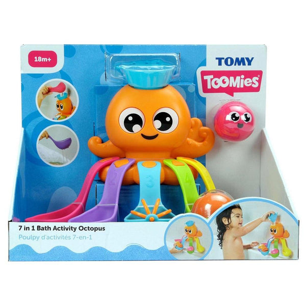 תמנון לאמבטיה 7 ב-1 - Tomy - צעצועים ילדים ודרקונים
