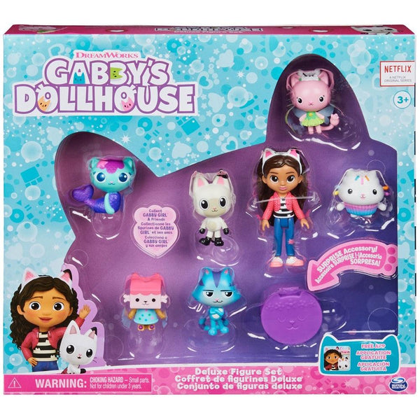 בית הבובות של גבי - סט 7 דמויות - צעצועים ילדים ודרקונים