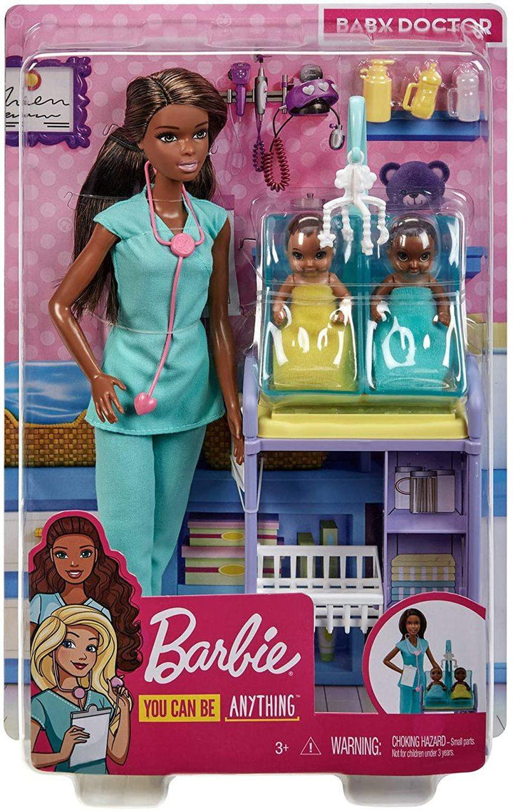 בובת ברבי רופאת תינוקות - Barbie Baby Doctor - צעצועים ילדים ודרקונים