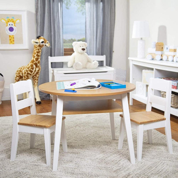 שולחן עם כיסאות לאירוח ומשחק מבית Melissa and Doug - צעצועים ילדים ודרקונים