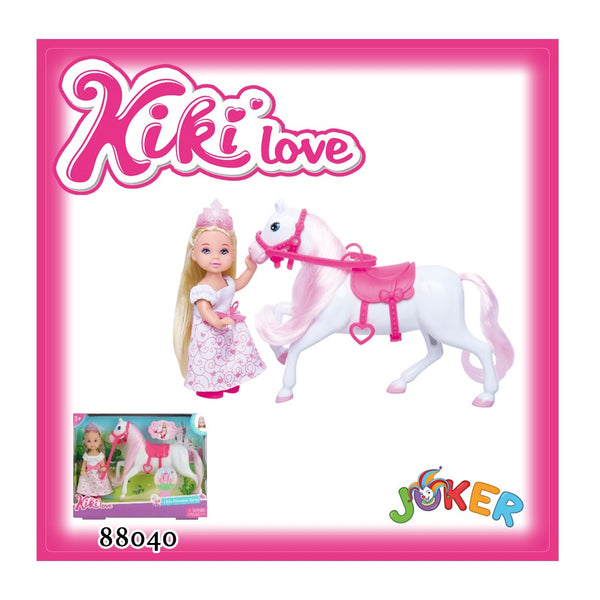 בובת קיקי עם סוס לבן - KIKI
