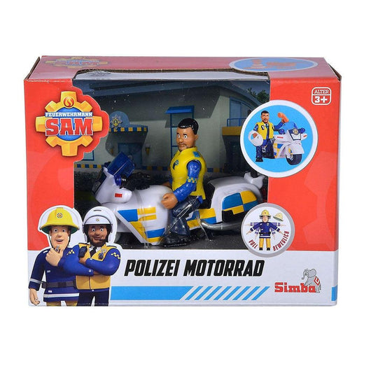 סמי הכבאי - אופנוע משטרתי עם דמות - צעצועים ילדים ודרקונים