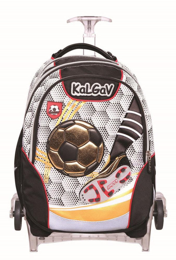 תיק קל גב X-Bag Trolley - כדורגל שחור - צעצועים ילדים ודרקונים