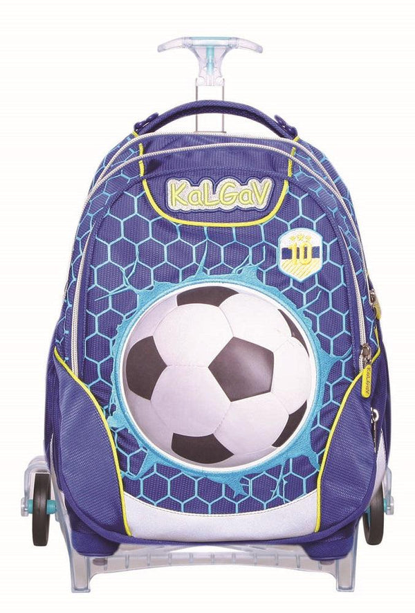 תיק קל גב X-Bag Trolley - כדורגל כחול - צעצועים ילדים ודרקונים