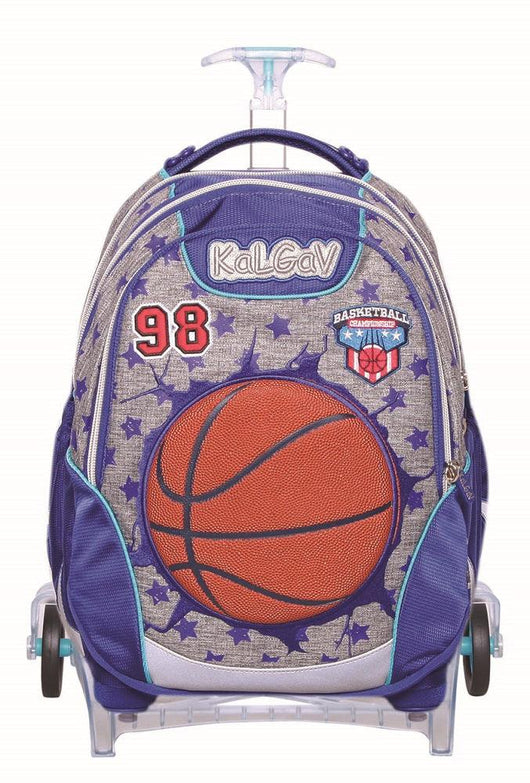 תיק קל גב X-Bag Trolley - כדורסל כחול