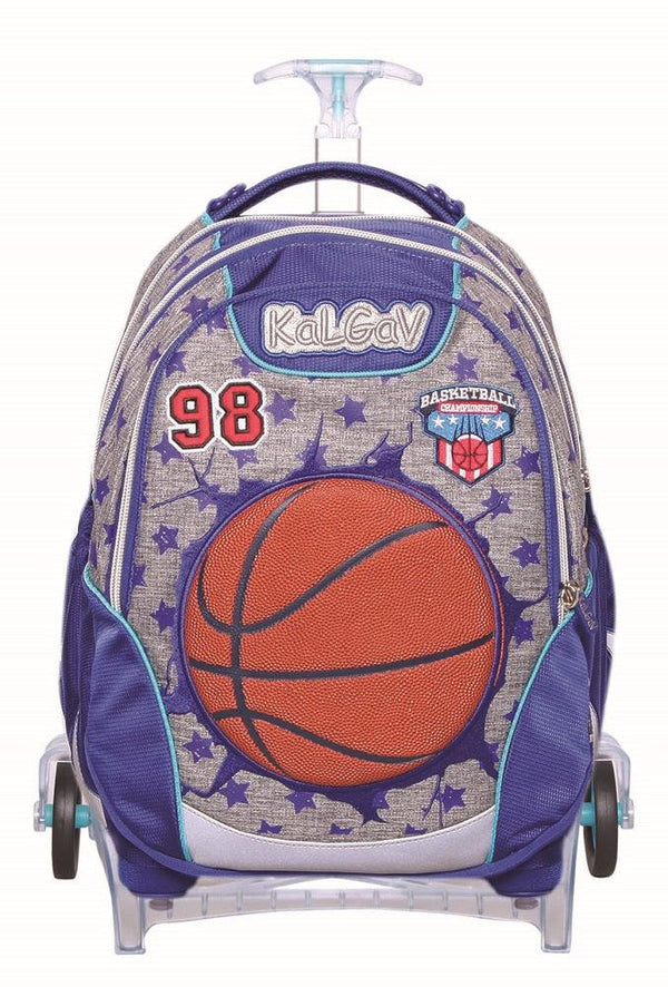 תיק קל גב X-Bag Trolley - כדורסל כחול