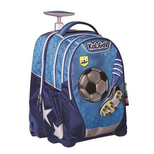 תיק קל גב I Trolley - (מחיר כולל משלוח) כדורגל כחול - צעצועים ילדים ודרקונים