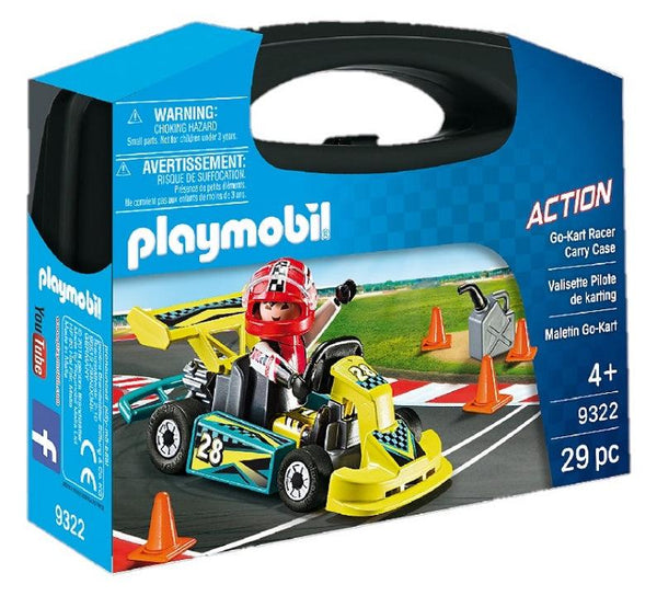 Playmobil 9322 - פליימוביל 9322 מזוודת מכונית קארטינג - צעצועים ילדים ודרקונים