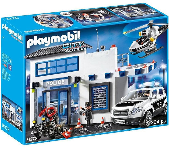 Playmobil 9372 - פליימוביל 9372 תחנת משטרה - צעצועים ילדים ודרקונים