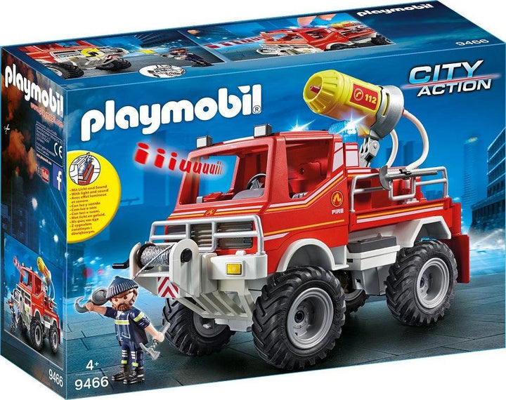 Playmobil פליימוביל 9466 משאית כיבוי - 9466 - צעצועים ילדים ודרקונים
