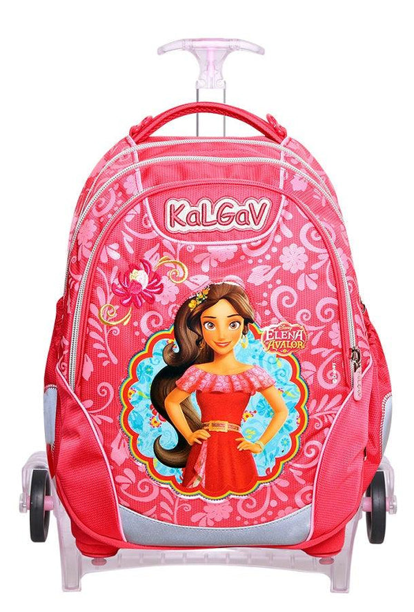 תיק קל גב X-Bag Trolley - אלנה אדום לבן - צעצועים ילדים ודרקונים