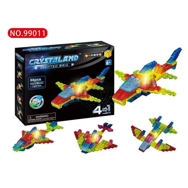 סט הרכבה כריש מאיר 4 ב-1 - CRYSTALAND - צעצועים ילדים ודרקונים