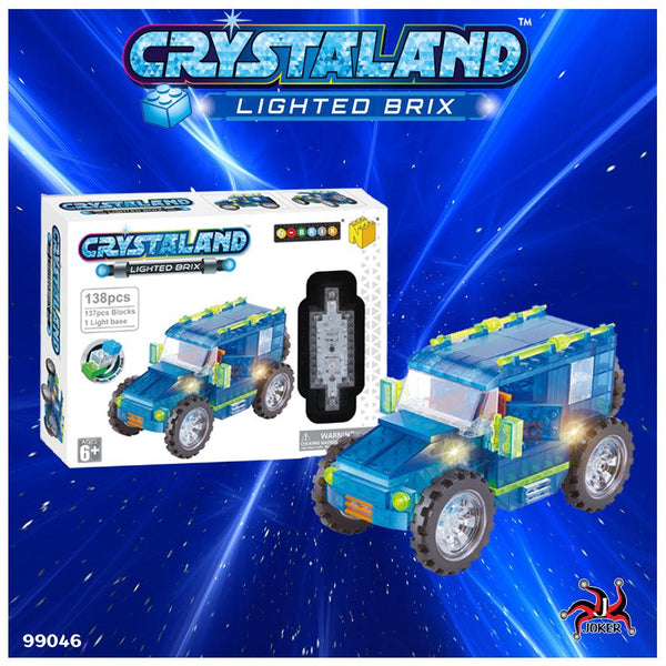 גיפ כחול אורות להרכבה 138 חלקים - CRYSTALAND - צעצועים ילדים ודרקונים