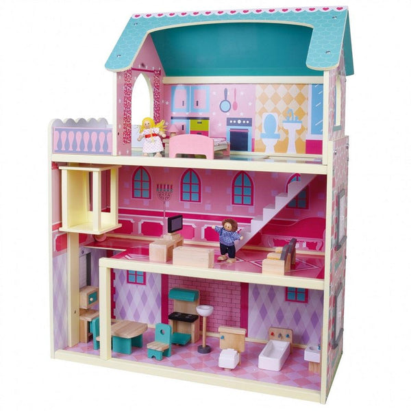 בית בובות רב קומות מפואר - צעצועים ילדים ודרקונים
