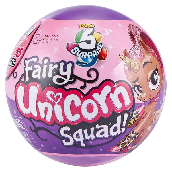 כדור 5 הפתעות חד קרן פיה- Fairy Unicorn Squad - צעצועים ילדים ודרקונים