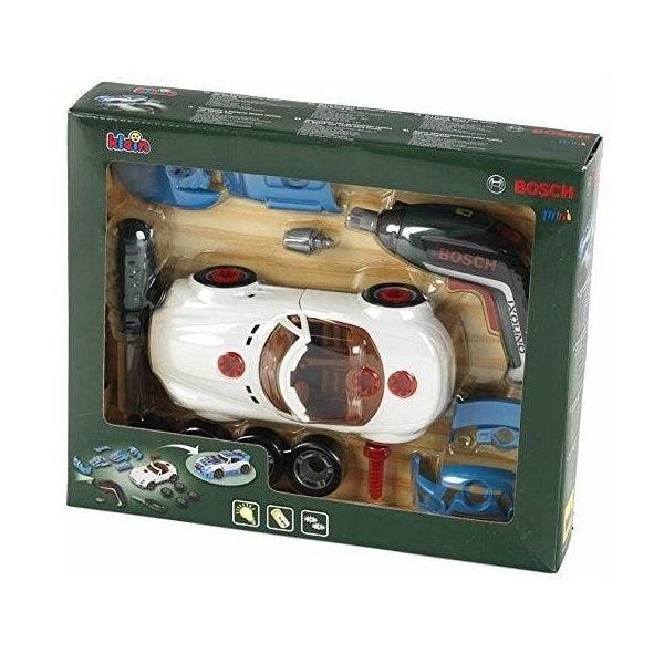 סט הרכבת מכונית מירוץ לילדים BOSCH - צעצועים ילדים ודרקונים