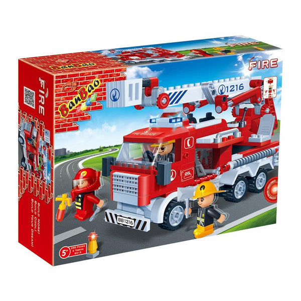 בנבאו כבאית גדולה עם סולם - Banbao - צעצועים ילדים ודרקונים