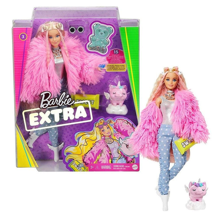 בובת ברבי אקסטרה - Barbie - צעצועים ילדים ודרקונים