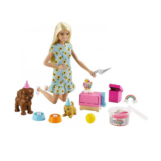 בובת ברבי יום הולדת לכלבלבים - Barbie - צעצועים ילדים ודרקונים