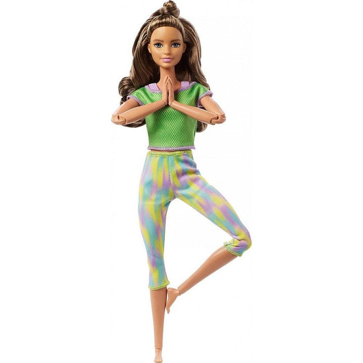 בובת ברבי גמישה חולצה ירוקה - Barbie - צעצועים ילדים ודרקונים