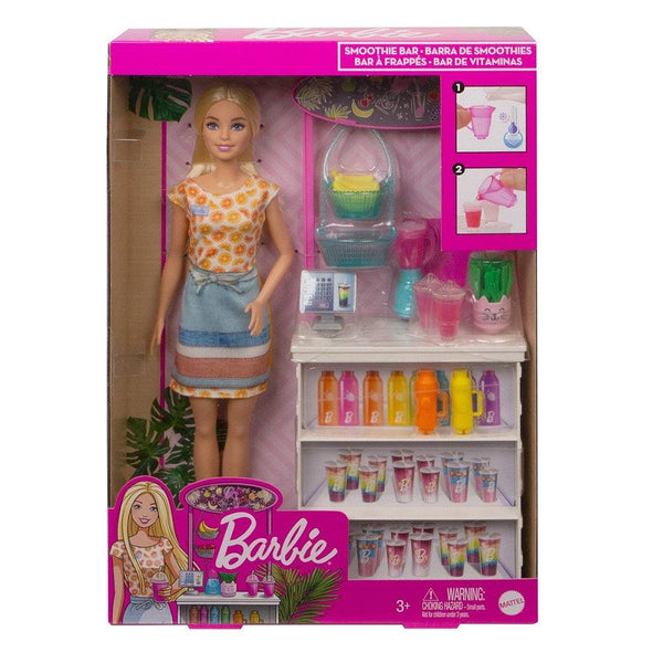 ברבי מארז דוכן מיצים - Barbie - צעצועים ילדים ודרקונים