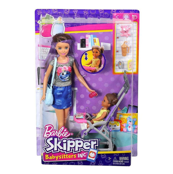 ברבי בייביסיטר עם עגלה - Barbie SKipper - צעצועים ילדים ודרקונים