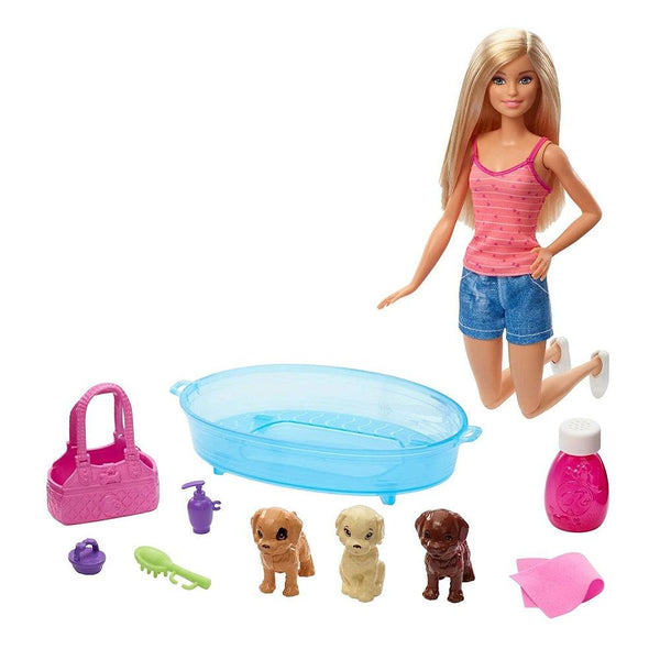 ברבי מקלחת לגורים- Barbie - צעצועים ילדים ודרקונים