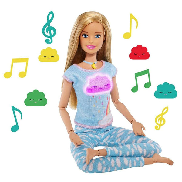 בובת ברבי יוגה עם אורות וצלילים - Barbie - צעצועים ילדים ודרקונים