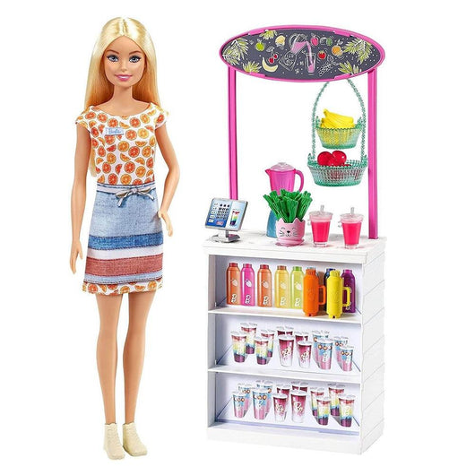 ברבי מארז דוכן מיצים - Barbie - צעצועים ילדים ודרקונים