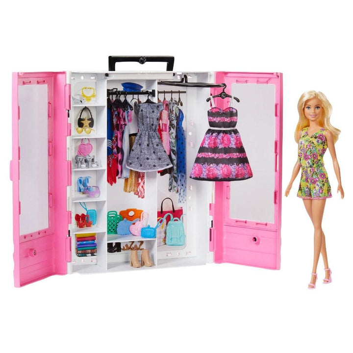 בובת ברבי ארון בגדים - Barbie - צעצועים ילדים ודרקונים