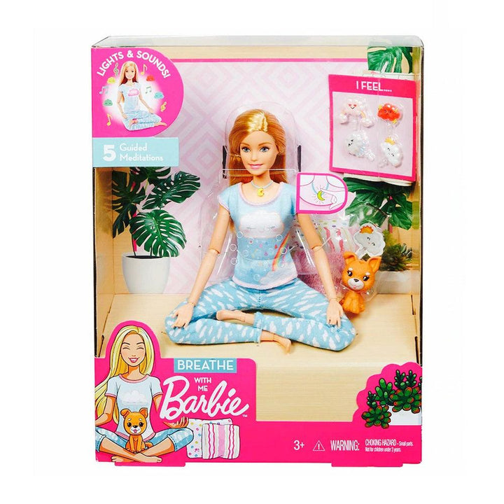 בובת ברבי יוגה עם אורות וצלילים - Barbie - צעצועים ילדים ודרקונים
