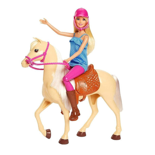 ברבי רוכבת על סוס - Barbie - צעצועים ילדים ודרקונים