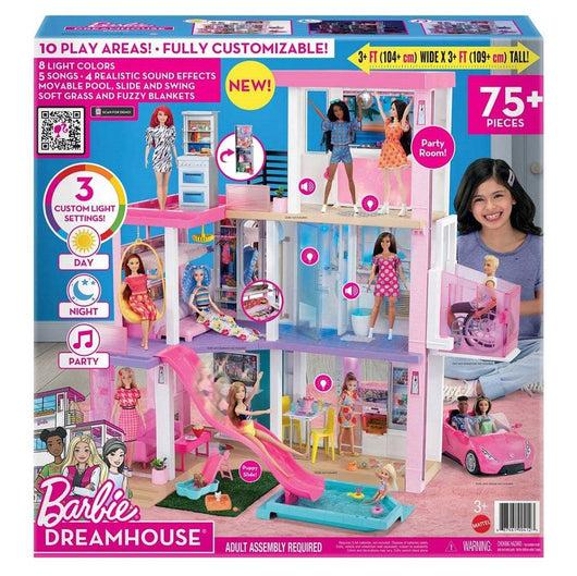 בית חלומות מודרני עם תאורה ומוסיקה - Barbie - צעצועים ילדים ודרקונים