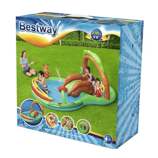 בריכת פעילות יער החיות - BestWay - צעצועים ילדים ודרקונים
