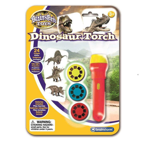 פנס ומקרן דינוזאורים מבית Brainstorm - צעצועים ילדים ודרקונים
