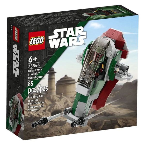 לגו מלחמת הכוכבים מטוס קרב מיקרו של בובה פט (LEGO 75344 Boba Fett's Starship Microfighter)
