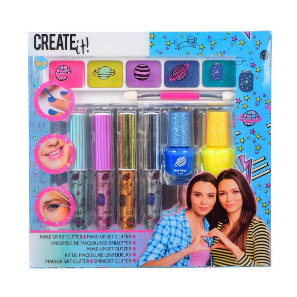 סט איפור נצנצים - Create it! - צעצועים ילדים ודרקונים