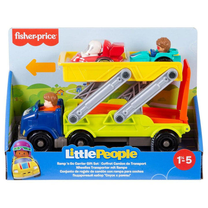 ליטל פיפל נושאת מכוניות - Fisher Price - צעצועים ילדים ודרקונים