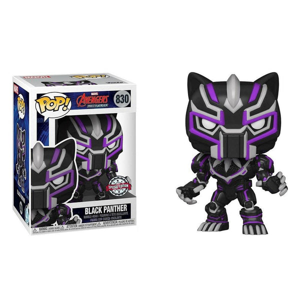 בובת פופ הפנתר השחור מהדורה מיוחדת - Funko Pop 830 Black Panther Special Edition - צעצועים ילדים ודרקונים
