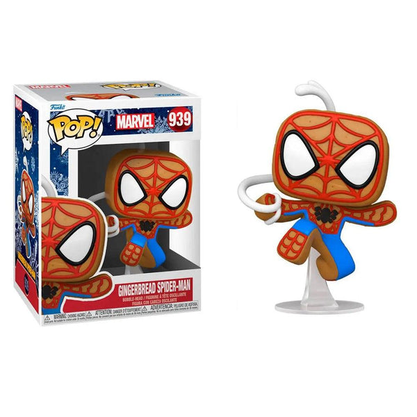 בובת פופ ספיידרמן עוגייה - Funko Pop 939 Gingerbread Spiderman - צעצועים ילדים ודרקונים