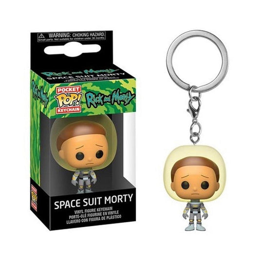 מחזיק מפתחות פופ מורטי בחליפת חלל - Funko Pop Keychain Space Suit Morty - צעצועים ילדים ודרקונים