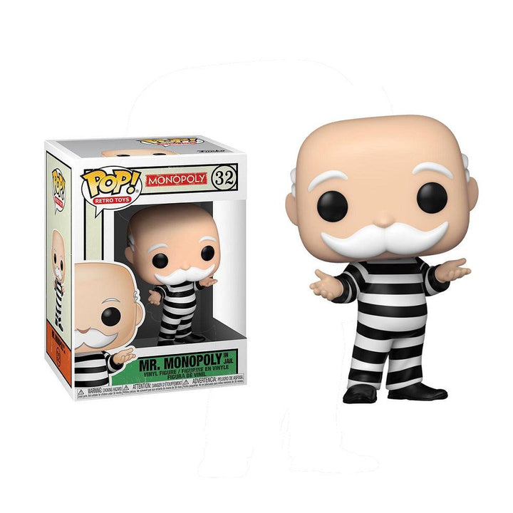 בובת פופ מר מונופול בכלא - Funko Pop Mr. Monopoly In Jail 32 - צעצועים ילדים ודרקונים